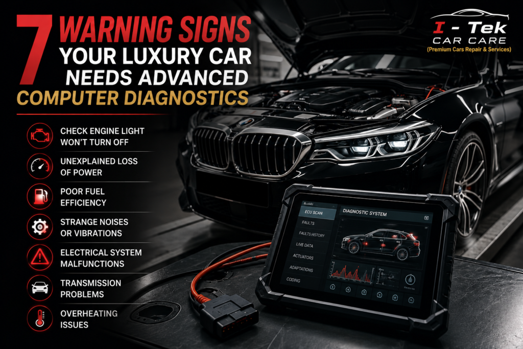 7 Warning Signs Your Luxury Car Needs Advanced Computer Diagnostics