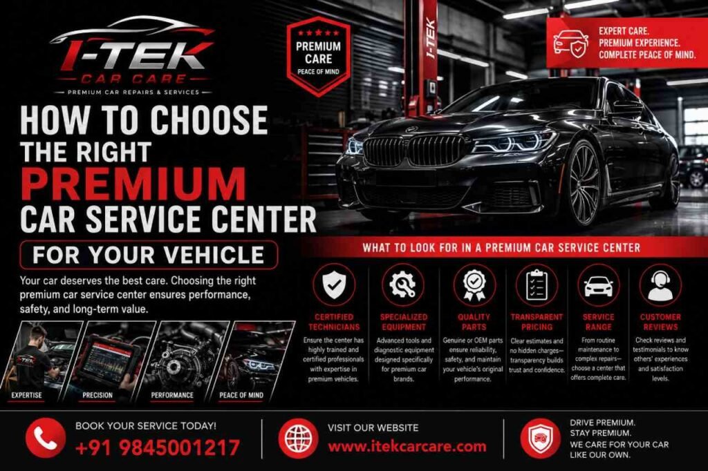 How to Choose the Right Premium Car Service Center for Your Vehicle