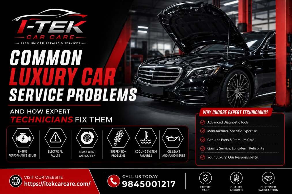Common Luxury Car Service Problems and How Expert Technicians Fix Them