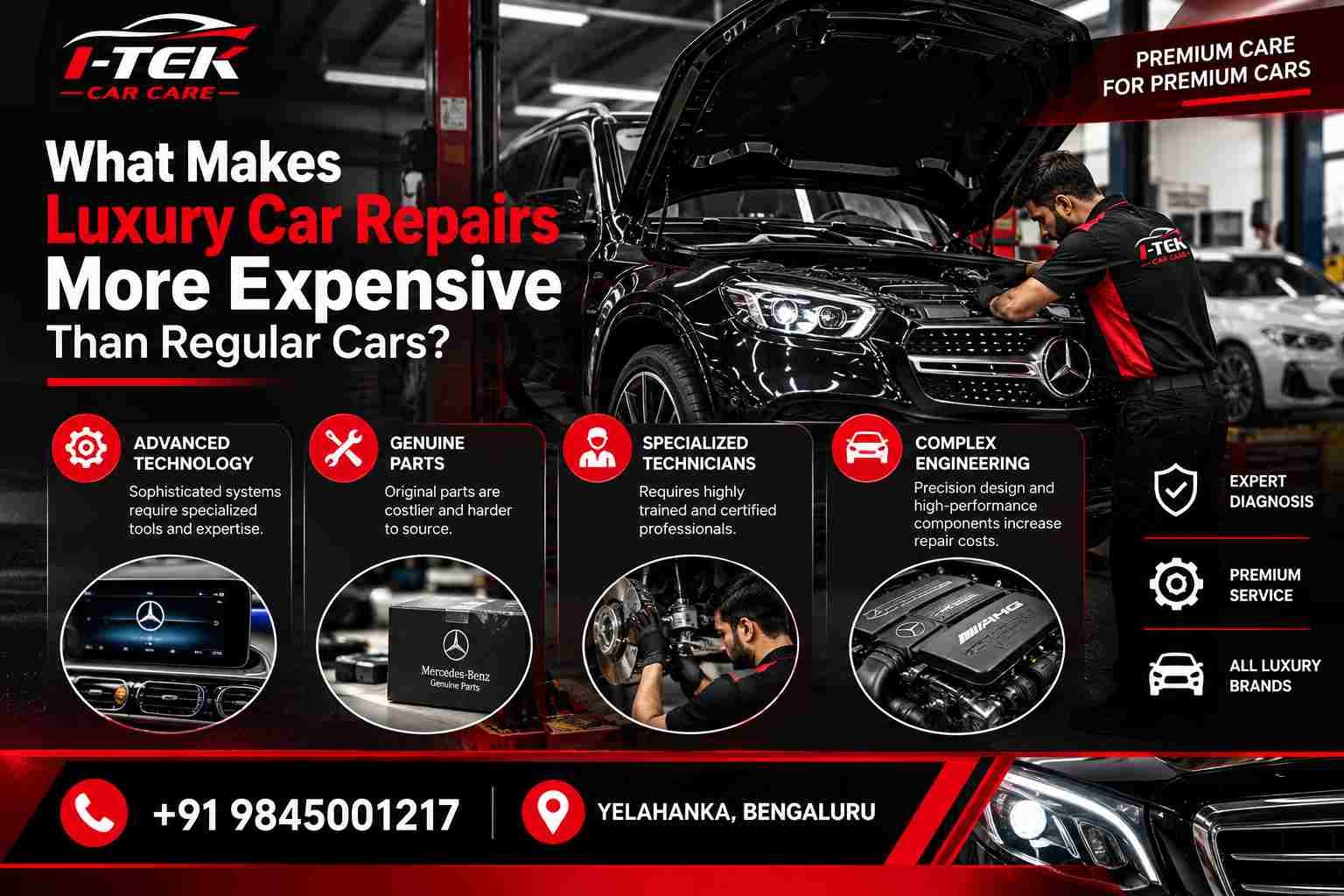 What Makes Luxury Car Repairs More Expensive Than Regular Cars?